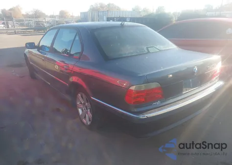 2001 BMW 740Il z USA, uszkodzony, nr VIN WBAGH83481DP20223